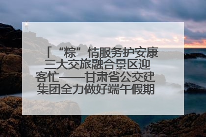 “粽”情服务护安康 三大交旅融合景区迎客忙——甘肃省公交建集团全力做好端午假期景区运营工作
