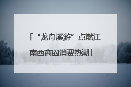 “龙舟溪游”点燃江南西商圈消费热潮