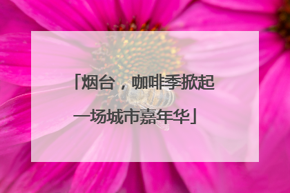 烟台，咖啡季掀起一场城市嘉年华