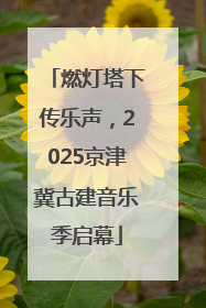 燃灯塔下传乐声，2025京津冀古建音乐季启幕