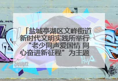 盐城亭湖区文峰街道新时代文明实践所举行“老少同声爱国情 同心奋进新征程”为主题的红色文化活动