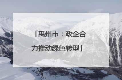 禹州市：政企合力推动绿色转型