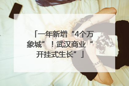 一年新增“4个万象城”！武汉商业“开挂式生长”