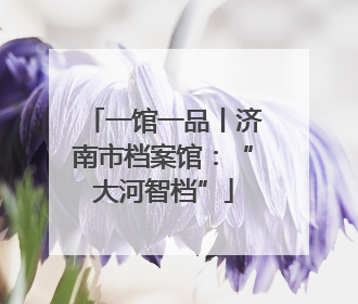 一馆一品丨济南市档案馆：“大河智档”