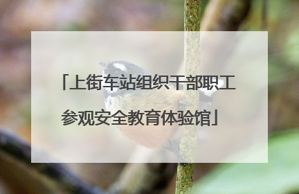 上街车站组织干部职工参观安全教育体验馆