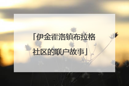 伊金霍洛镇布拉格社区的联户故事
