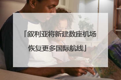 叙利亚将新建数座机场 恢复更多国际航线