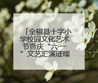 全椒县十字小学校园文化艺术节暨庆“六·一”文艺汇演璀璨绽放
