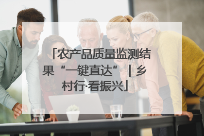 农产品质量监测结果“一键直达”｜乡村行·看振兴
