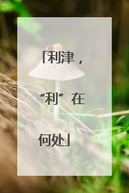 利津，“利”在何处