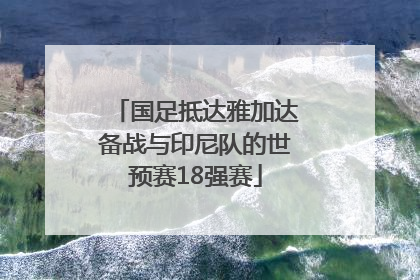 国足抵达雅加达备战与印尼队的世预赛18强赛
