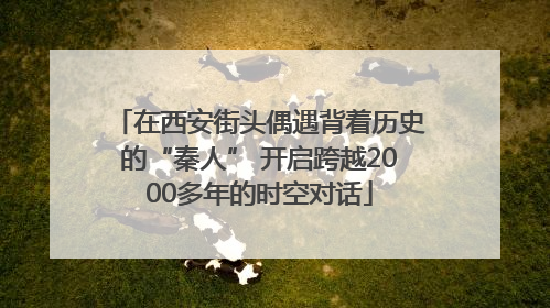 在西安街头偶遇背着历史的“秦人” 开启跨越2000多年的时空对话