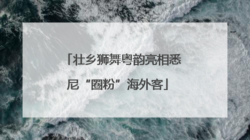 壮乡狮舞粤韵亮相悉尼“圈粉”海外客
