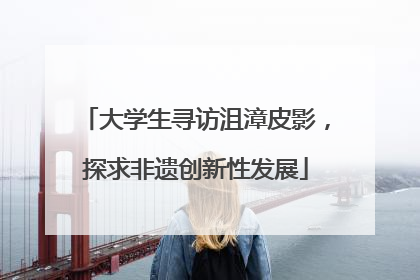 大学生寻访沮漳皮影，探求非遗创新性发展