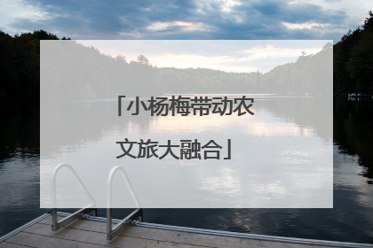 小杨梅带动农文旅大融合