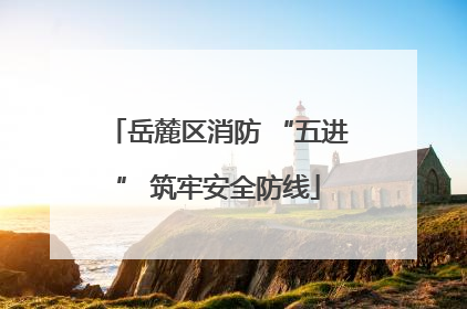 岳麓区消防 “五进” 筑牢安全防线