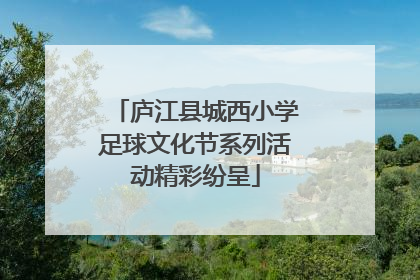 庐江县城西小学足球文化节系列活动精彩纷呈