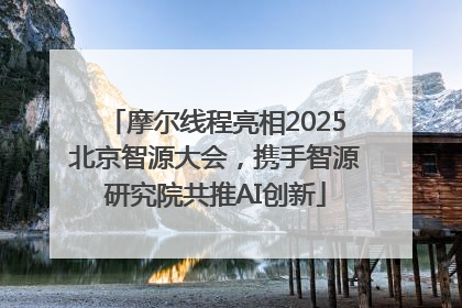 摩尔线程亮相2025北京智源大会，携手智源研究院共推AI创新