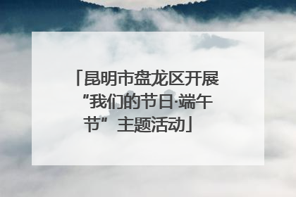 昆明市盘龙区开展“我们的节日·端午节”主题活动