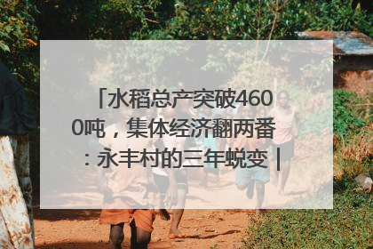 水稻总产突破4600吨，集体经济翻两番：永丰村的三年蜕变｜您牵挂的四川