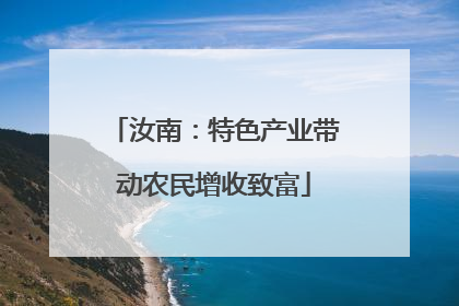 汝南：特色产业带动农民增收致富