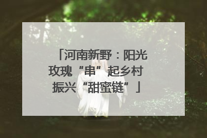 河南新野：阳光玫瑰“串”起乡村振兴“甜蜜链”