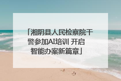 湘阴县人民检察院干警参加AI培训 开启智能办案新篇章