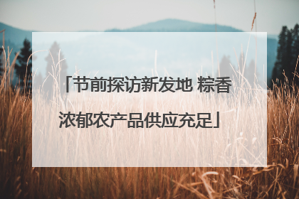 节前探访新发地 粽香浓郁农产品供应充足