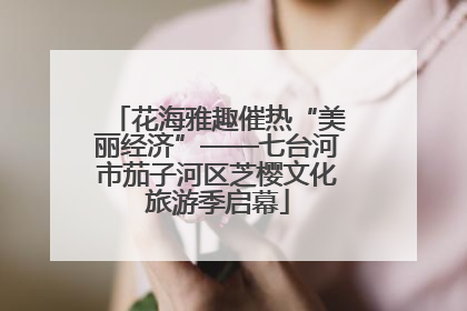 花海雅趣催热“美丽经济”——七台河市茄子河区芝樱文化旅游季启幕