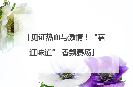 见证热血与激情！“宿迁味道” 香飘赛场