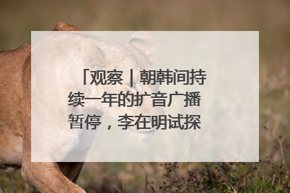 观察｜朝韩间持续一年的扩音广播暂停，李在明试探性将球踢向朝鲜
