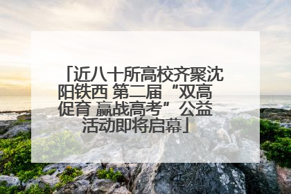 近八十所高校齐聚沈阳铁西 第二届“双高促育 赢战高考”公益活动即将启幕