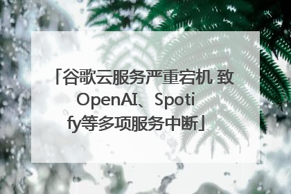 谷歌云服务严重宕机 致OpenAI、Spotify等多项服务中断