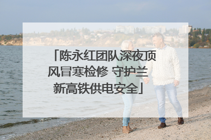 陈永红团队深夜顶风冒寒检修 守护兰新高铁供电安全