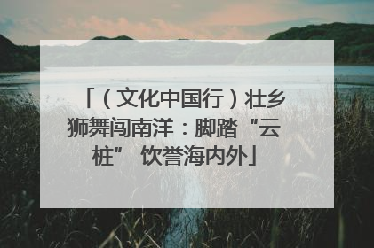 （文化中国行）壮乡狮舞闯南洋：脚踏“云桩” 饮誉海内外