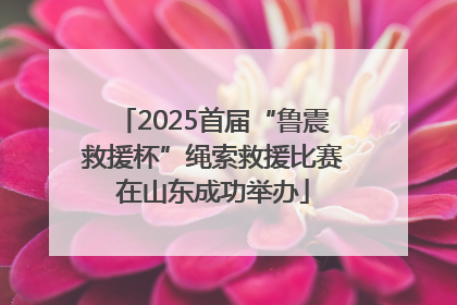 2025首届“鲁震救援杯”绳索救援比赛在山东成功举办