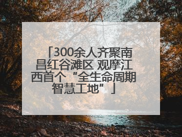 300余人齐聚南昌红谷滩区 观摩江西首个“全生命周期智慧工地”
